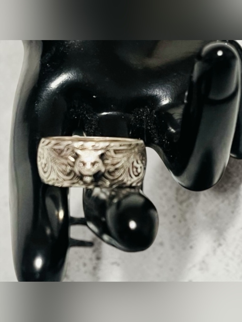 Gucci Feline Silver 925 Ring - Picture 8 of 11